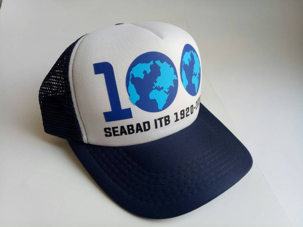 Topi 100 tahun ITB Biru