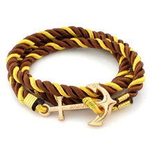 DIY Rope Anchor Bracelet Fashion Women Men Hooks Bracelet Wholesale Bangle Charm Bracelets Jewelry