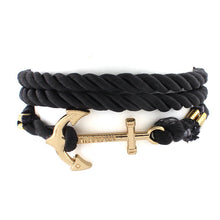 DIY Rope Anchor Bracelet Fashion Women Men Hooks Bracelet Wholesale Bangle Charm Bracelets Jewelry