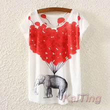 Blouse motif binatang lucu