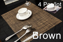 Dinner placemat weave 4pcs